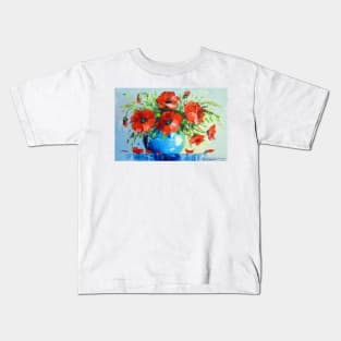 A bouquet of poppies Kids T-Shirt